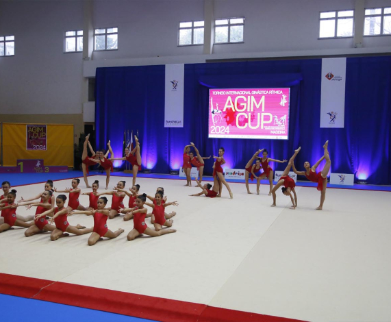 Balanço Positivo para o AGIM CUP com ginasta madeirense no pódio final do arco e fita